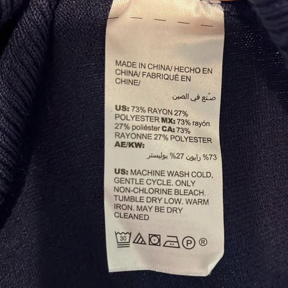 Chico’s Tank Sweater NWT Sleeveless Navy Chicos 3 XL - Picture 7 of 9